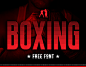 BOXING | Free Font