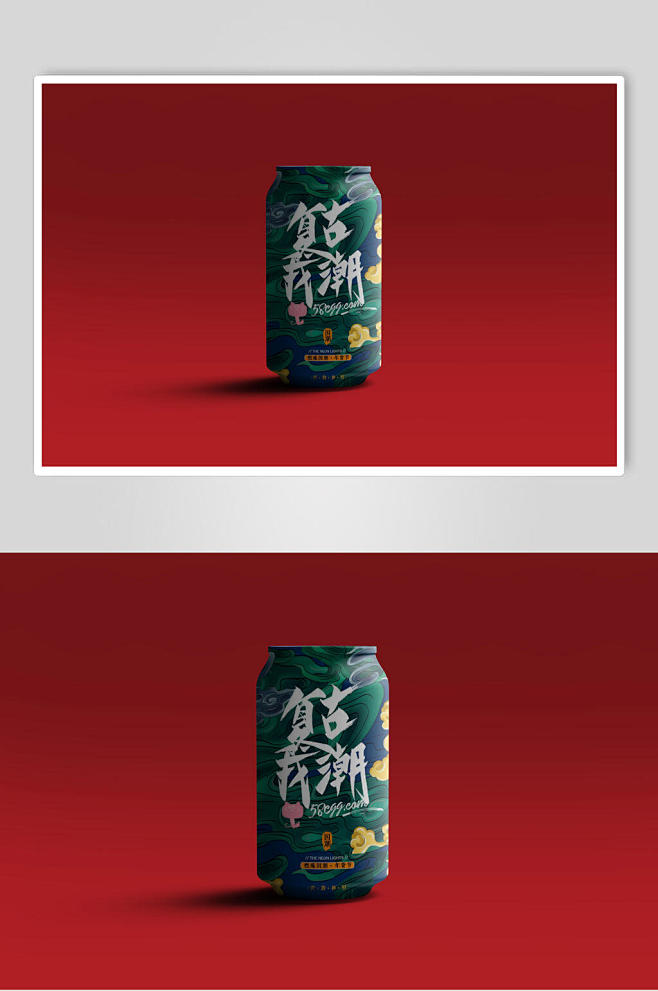 臻美简约啤酒文创品牌样机