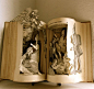 An altered book Fairy tales