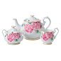 英国瓷器品牌Royal Albert和超模Miranda Kerr合作，推出了一系列以牡丹花为主题的茶具组合，华丽又甜美，让下午茶充满浪漫气氛。本次的茶具，除了牡丹外，还有蝴蝶在花中飞舞，就像一场花园中的派对，倒入浓醇的红茶、放上精致的甜点，仿佛就像中世纪的公主一般高贵。