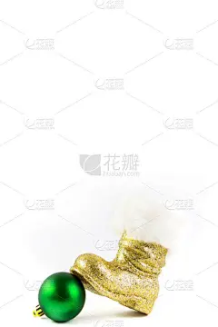 球,靴子,黄金,圣诞老公,分离着色,商务,请柬,贺卡,背景分离
