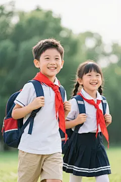 小学生入少先队仪式