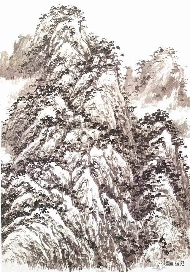 国画基础，传统山石八种皴法