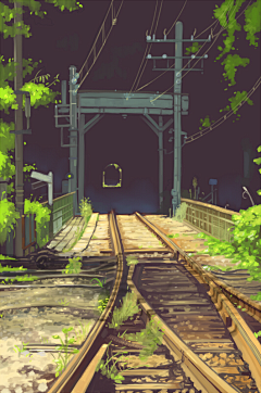 无敌小喷泉采集到动漫场景 场景原画