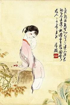          薛敏工笔画  --- 《红楼十二钗》…