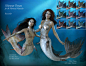 Laguna-Cores para Mermaid Set | Modelos 3D e Software 3D por Daz 3D