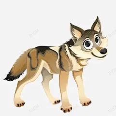 大灰狼矢量图高清素材 动物 手绘 狼群 装饰 矢量图 免抠png 设计图片 免费下载