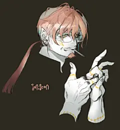 韩国插画师 철혈야차  帅气的人物插画作品