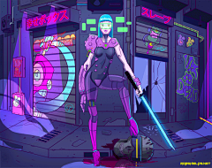 朱小野采集到Gif_Cyberpunk