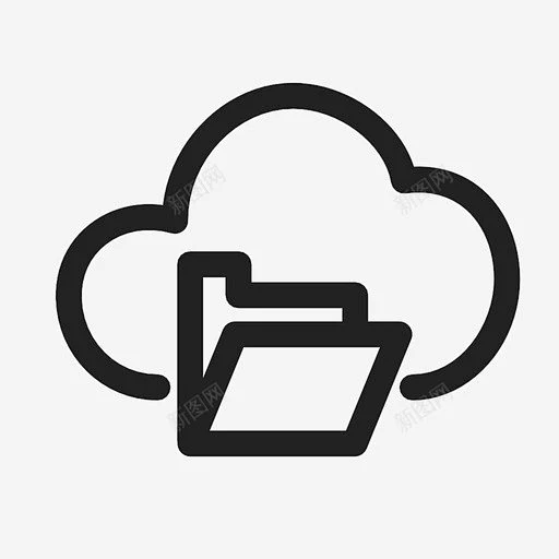 云符号存储图标 icon 标识 标志 UI图标 设计图片 免费下载 页面网页 平面电商 创意素材-花瓣网