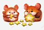 吃星星的仓鼠矢量图 免费下载 页面网页 平面电商 创意素材