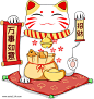 樱花招手招财猫