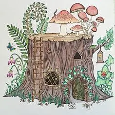 This contains an image of: Colouring Gallery - Johanna Basford