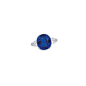 A SAPPHIRE AND DIAMOND RING, B