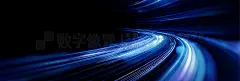 科技感蓝色背景速度线条光痕广告海报主视觉背景图4