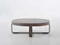 Flat outdoor low round table - GANDIABLASCO: 
