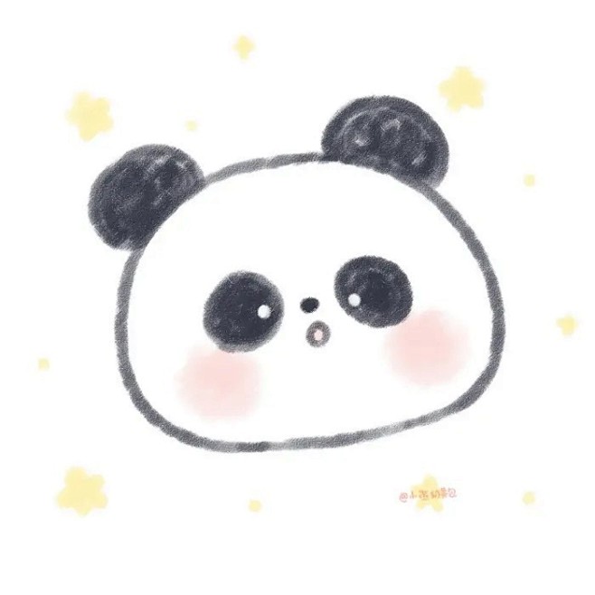 あめart从kacha-转采于2021-04-27 14:25:16小熊猫 头像画——可爱