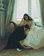 叶甫盖尼•奥涅金（Eugene Onegin）插图
Lidia Timoshenko (1903–1976)
#遇见艺术# ​​​​