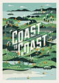 Coast to Coast : Great Britain's most popular long-distance cycle route is now available as a wall print. It's available in two sizes. 30 x 40 mm and the larger 500 x 700 mm. A whole range of cyclists tackle the 230km route which can be riden off or on ro