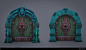 Dungeon Gate, Anouk Debruyne : Concept by Baldi Konijn  https://www.artstation.com/artwork/3a0yo