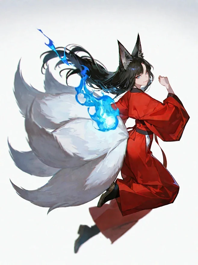 狐火_3_疾风烈酒(AI绘画)_来自小红书网页版-花瓣网