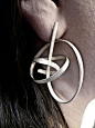 ute decker – sculptural earrings, eararchitectural rings, architectural jewellery, wearable sculptures, ear sculptures, jewellery by artists, statement jewellery, sustainable luxury, ethical jewellery, limited edition, art basel, masterpiece, pad, pavilio