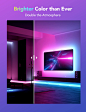 Amazon.com: Govee M1 RGBIC LED Strip Lights, Upgraded RGBIC Technology, 16.4ft WiFi LED Lights Alexa Compatible, Music Sync, DIY Multiple Colors on One Line, Smart LED Strip Lights for Bedroom, Studio, Cabinet : Tools & Home Improvement