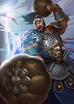 三国杀阵面对决古风角色场景原画