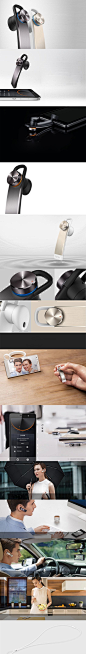 HUAWEI Whistle Honor AM07 Voice Control Fast Charging Bluetooth Earphone for Huawei Honor 7/iPhone 6 etc - Grey