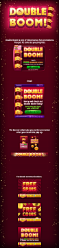 Double Boom promotion in Slotomania : a promotion i made with photoshop for Slotomania