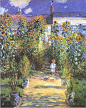 Monet - Garten des Künstlers bei Vetheuil - Claude Monet - Wikimedia Commons