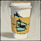 画师Susan Jane Belton画的一组咖啡杯，精致而温暖。 ​​​​