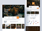Forus - Landing Page typography blog layout holiday vacation forest webdesign website web mobile ios uiuxdesign app clean uxdesign uidesign ui uiux design landingpage