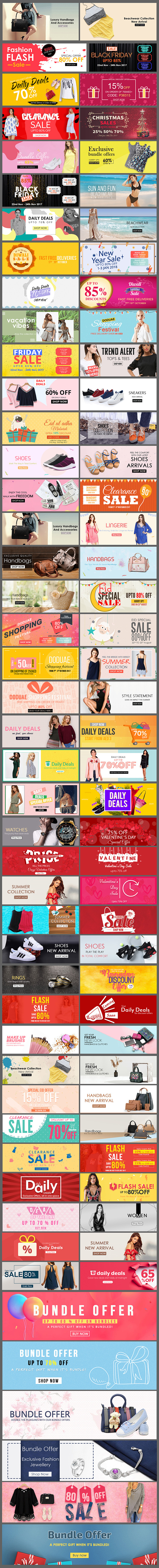 99 Fashion Banners W...