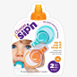 Amazon.com : ChooMee Sip'n Soft Top - Orange and Aqua - One Size : Baby Eating Utensils : Baby