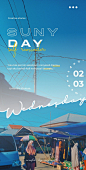 SUNY day typography