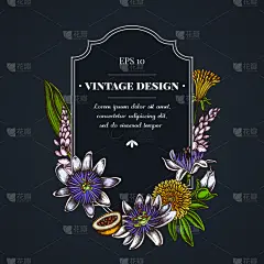 生姜,暗色,蒲公英,证章,西番莲,式样,蔬菜,健康保健,热情,香料