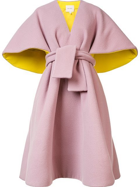 Delpozo 系腰带斗篷