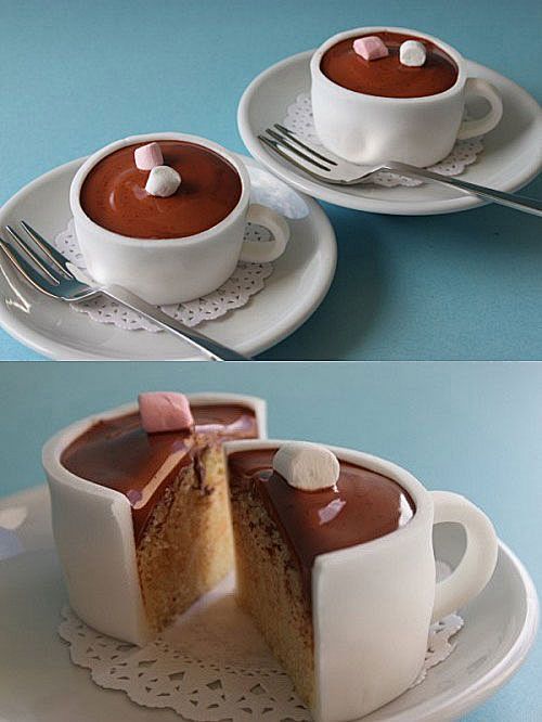 A Chic Chocolate Cup...