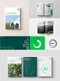 活力绿色的品牌画册设计