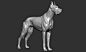 Dog Great Dane, Dmitrii Prosov : sculpt