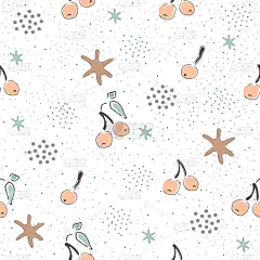 可爱的,苹果,四方连续纹样,华丽的,清新,纺织品,环境,食品,壁纸,模板