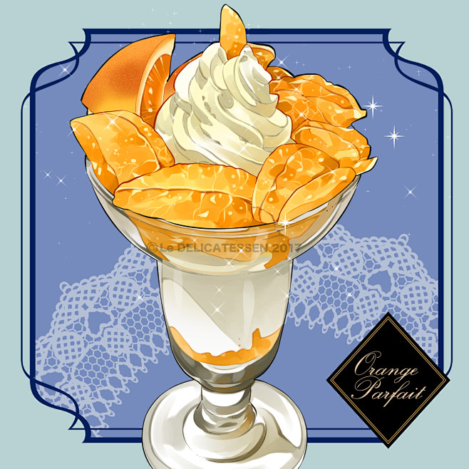 pixiv食物，质感绘画 p站画师:Le...