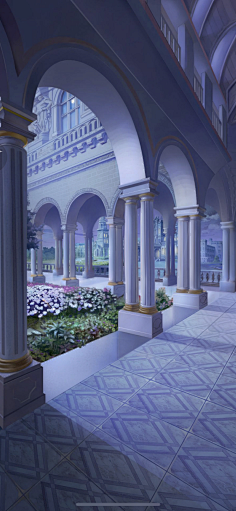 【二次元】少女的王座场景-花瓣网|陪你做生活的设计师