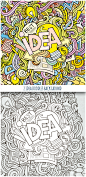 2 Idea Doodles Backgrounds - Concepts Business
