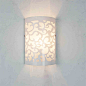 合思沃 壁灯床头灯卧室温馨现代简约创意雕花壁灯LED过道楼梯灯-tmall.com天猫