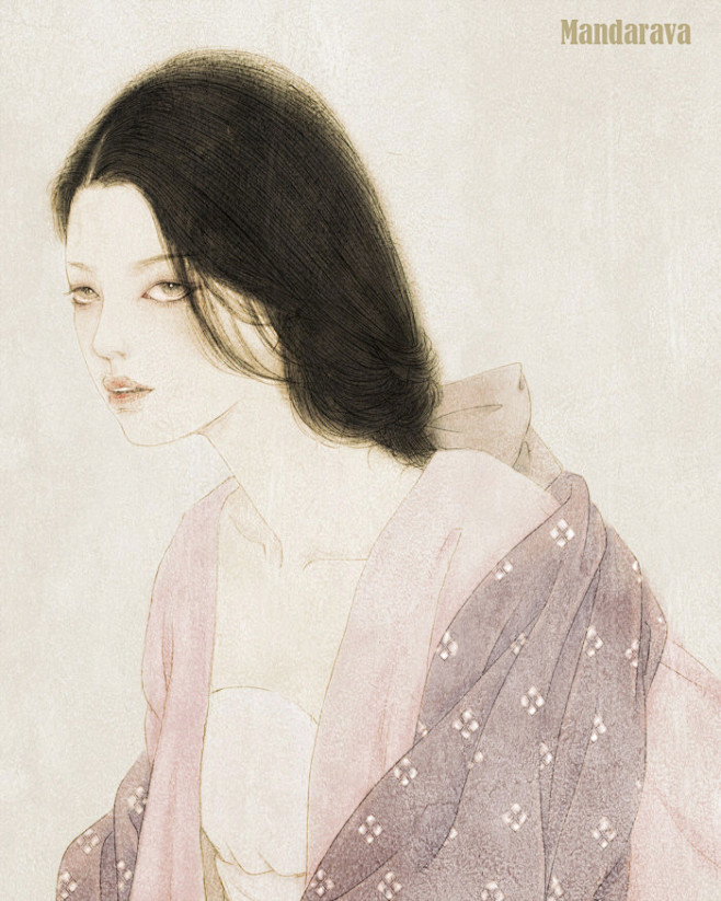 Mandarava#插画# #中国风# ...