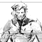 MGS sketches!!, richard anderson. flaptraps art studio : MGS fan art, I've always been inspired by Yoji Shinkawa, and it's fun to draw awesome designed characters. The hard part is already done for you ;)