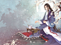 90分钟get古风服饰绘制技法-大触直播-蓝铅笔