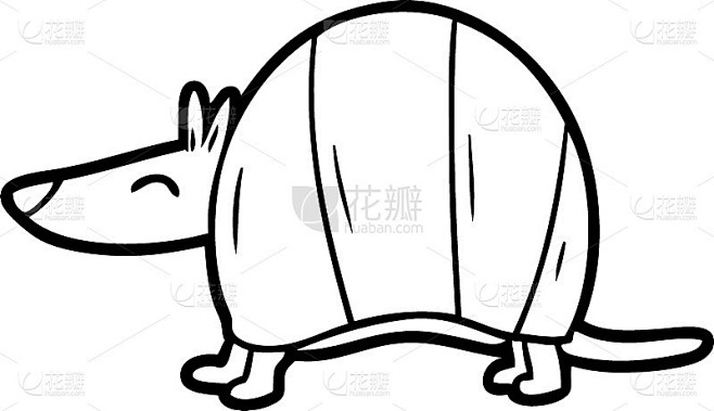 卡通犰狳